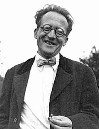 Erwin Schrodinger - Portrait photograph